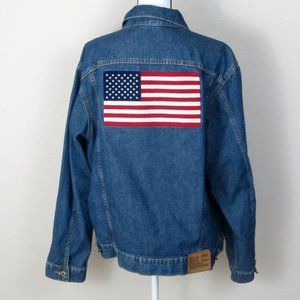 Ralph Lauren Polo Jeans Denim Flag Jacket Size XL